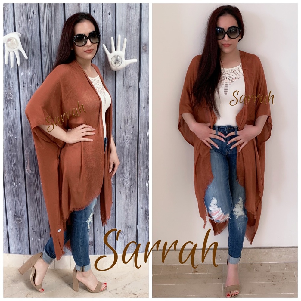 Last 1 New 5 Star Rated Beautiful High Low Kimono Cardigan Wrap Swim Coverup - Picture 1 of 11